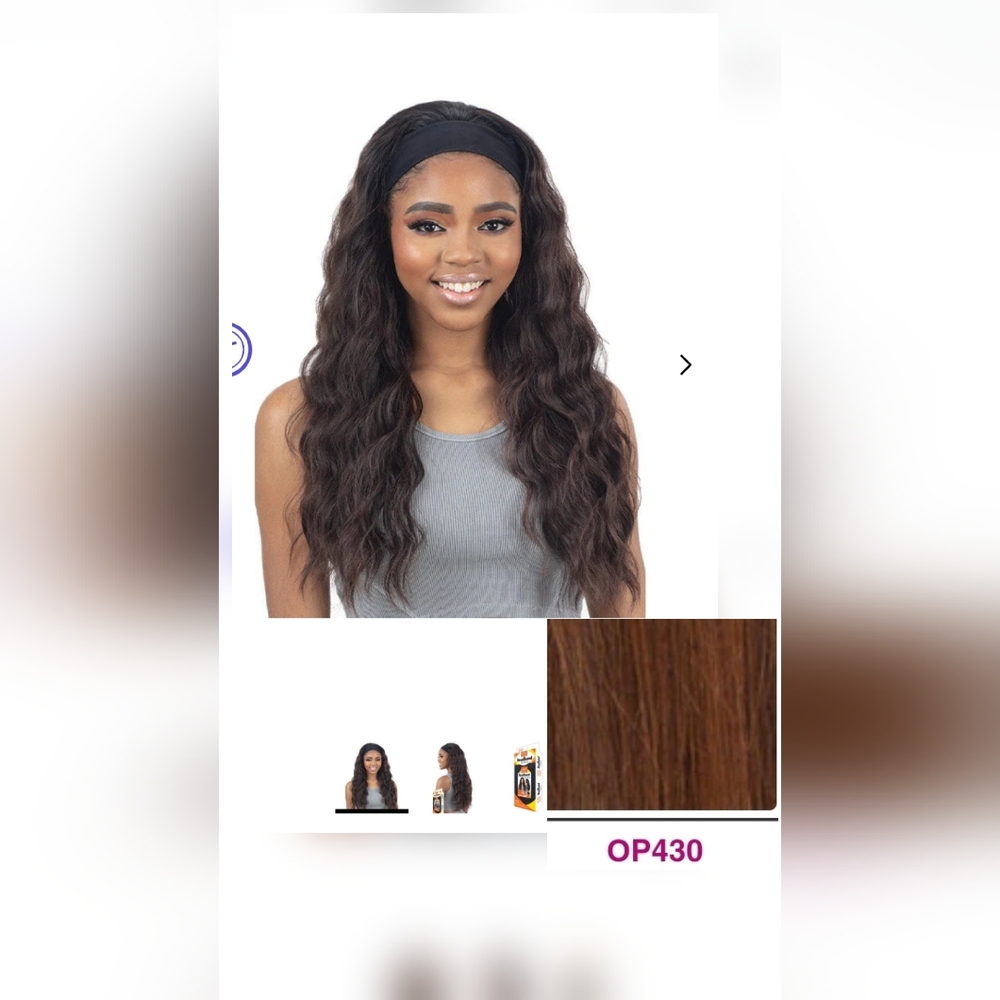 Model Model Headband Fullcap Wig. NIB OP430 Cheyenne